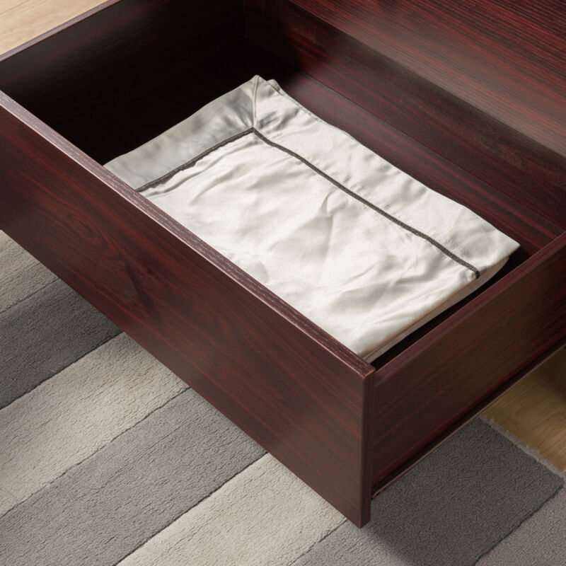 Utility Cabinet Mahogany