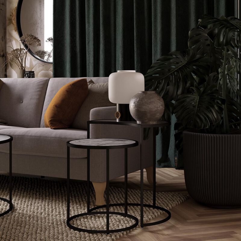 Moon Phases Nesting End Tables