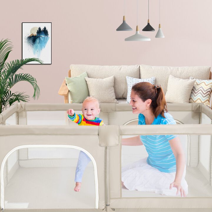 Baby Playpen Extra Large Kids Activity Center Safety Play