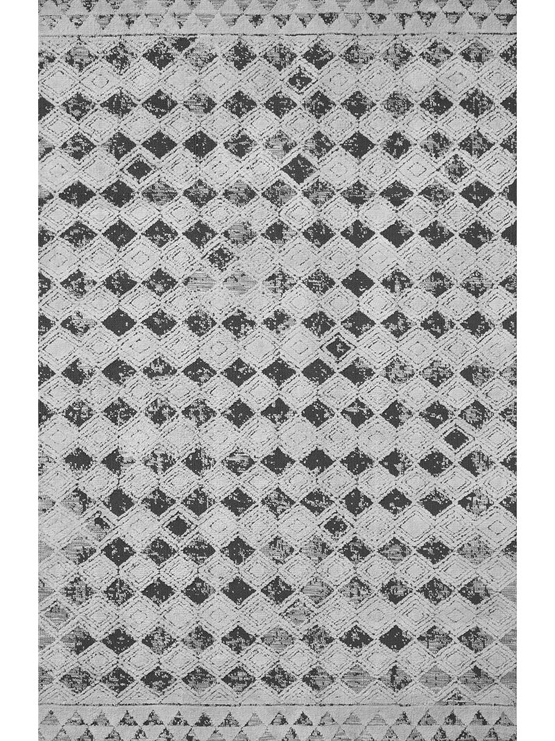 Yeshaia YES02 Black/Neutral 5' x 7'6" Rug
