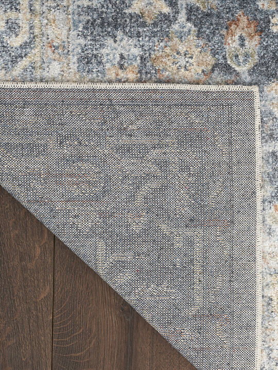 Astra Machine Washable ASW11 Gray/Gold 9' x 12' Rug