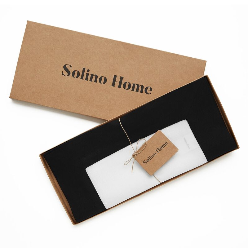 Solino Home 100% Pure Linen Table Runner | Contempo