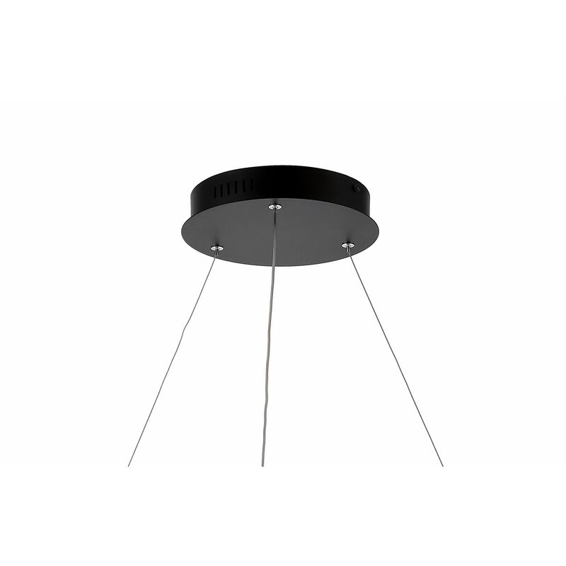 Circulo 35" Metal Round Modern Contemporary LED Integrated Pendant
