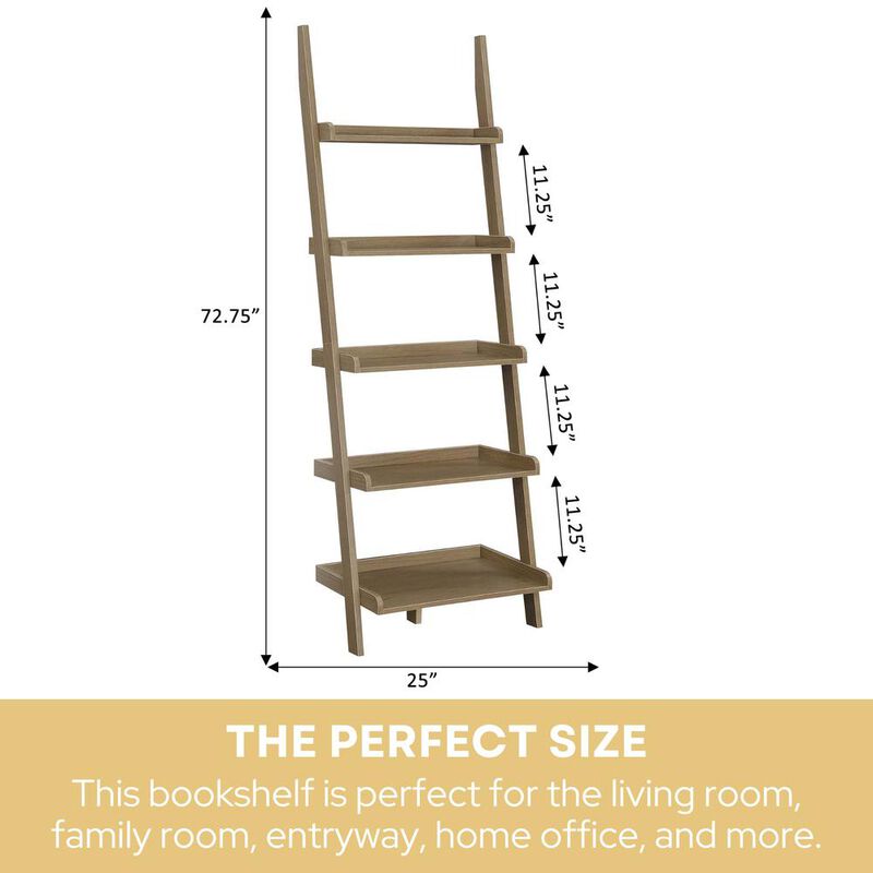 Convience Concept, Inc. American Heritage Bookshelf Ladder