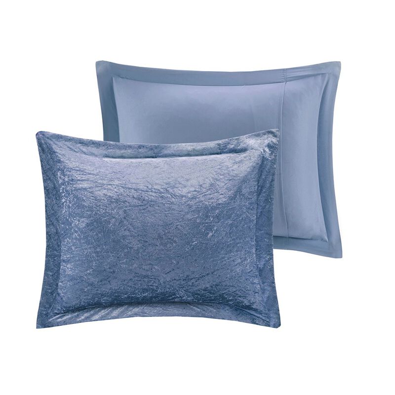 Gracie Mills Eirlys Velvet Duvet Cover Set