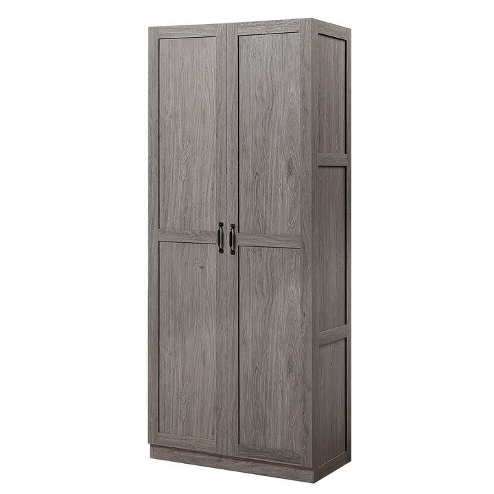 Hopkins Gray Storage Closet (Set of 2)