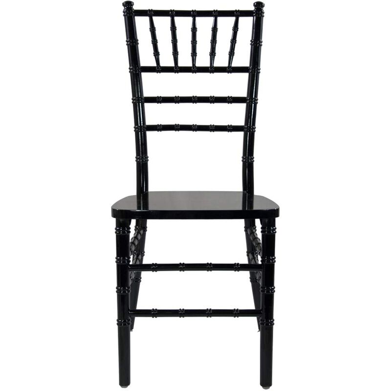 Flash Furniture Advantage Black Wood Chiavari Chair