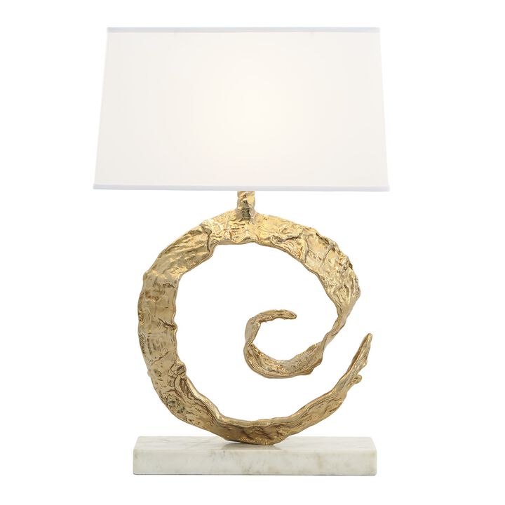 Swirl Lamp- Brass