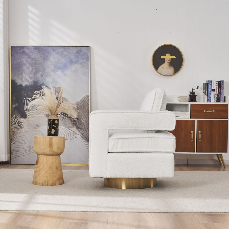 Modern 360 Degree Swivel Chair for Living Room