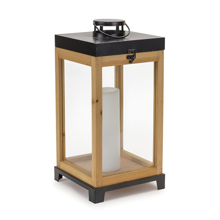 Set of 2 Decorative Lanterns for Indoor and Outdoor Lighting