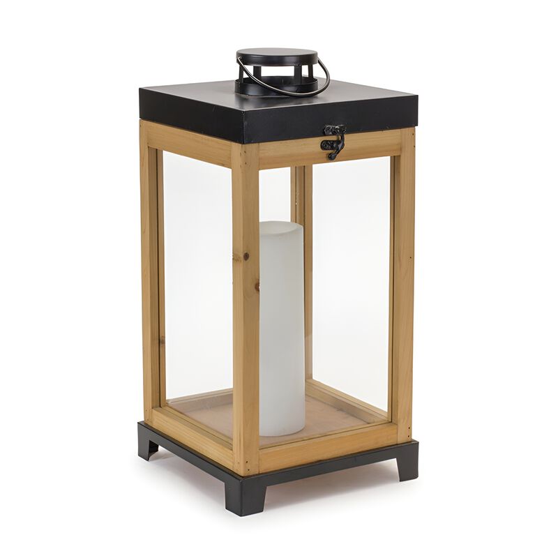 Set of 2 Decorative Lanterns for Indoor and Outdoor Lighting
