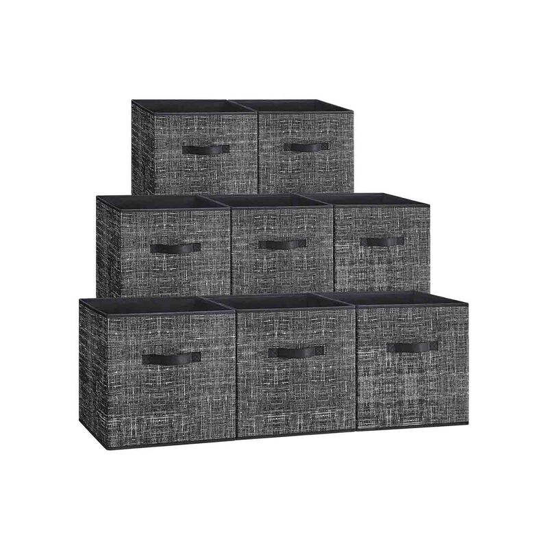 Set of 8 Storage Cubes for Versatile Organization and Space-Saving Storage