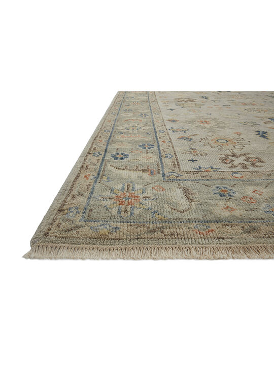 Helena HEL09 Stone/Multi 18" x 18" Sample Rug