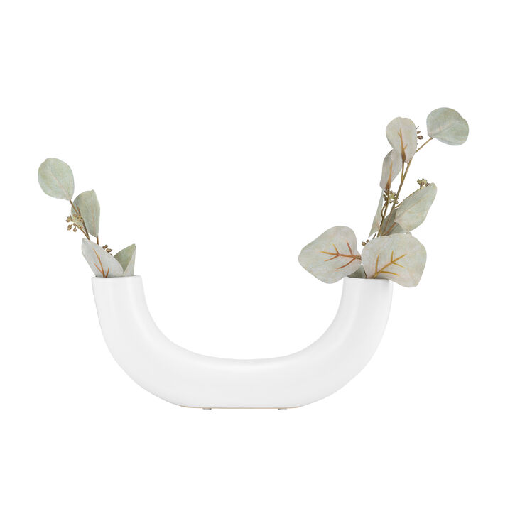 12" Half Circle Vase