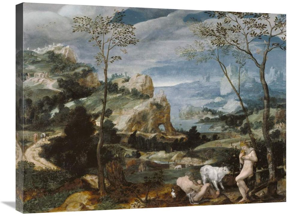 Landscape with Mercury and Argus-Canvas Art-32x24