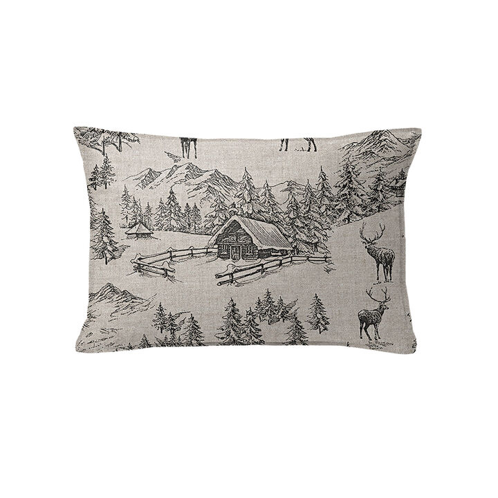 6ix Tailors Fine Linens Cross Country Natural Decorative Throw Pillows