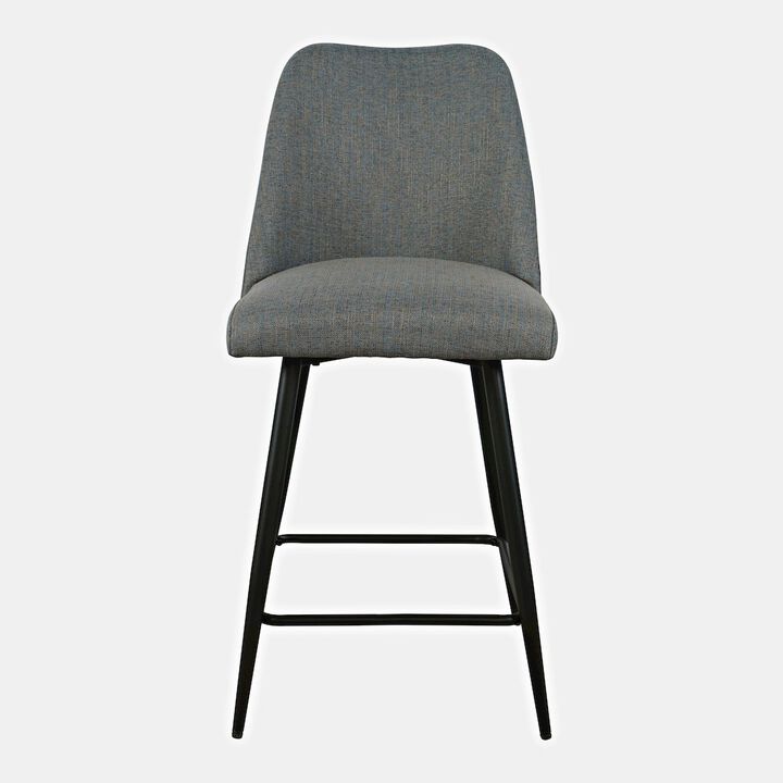 Jofran Macey Contemporary Modern Upholstered Counter Barstool (Set of 2)