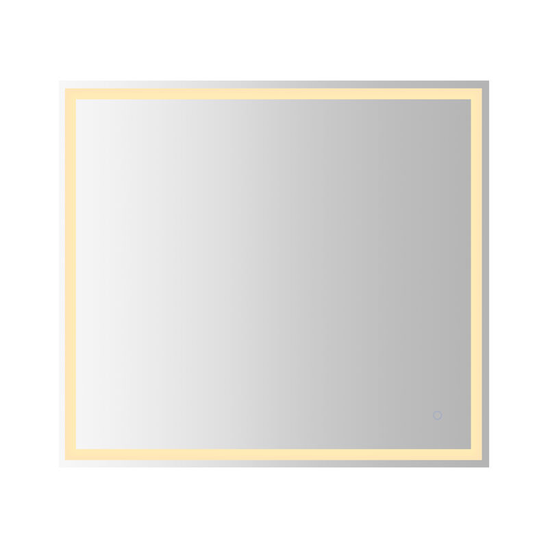Pax Frameless Antifog Front/Back-Lit Wall Bathroom Vanity Mirror, Smart Touch