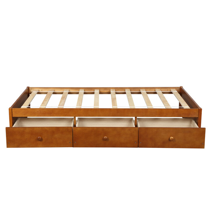 Merax Platform Bed with 3 Storage Drawers