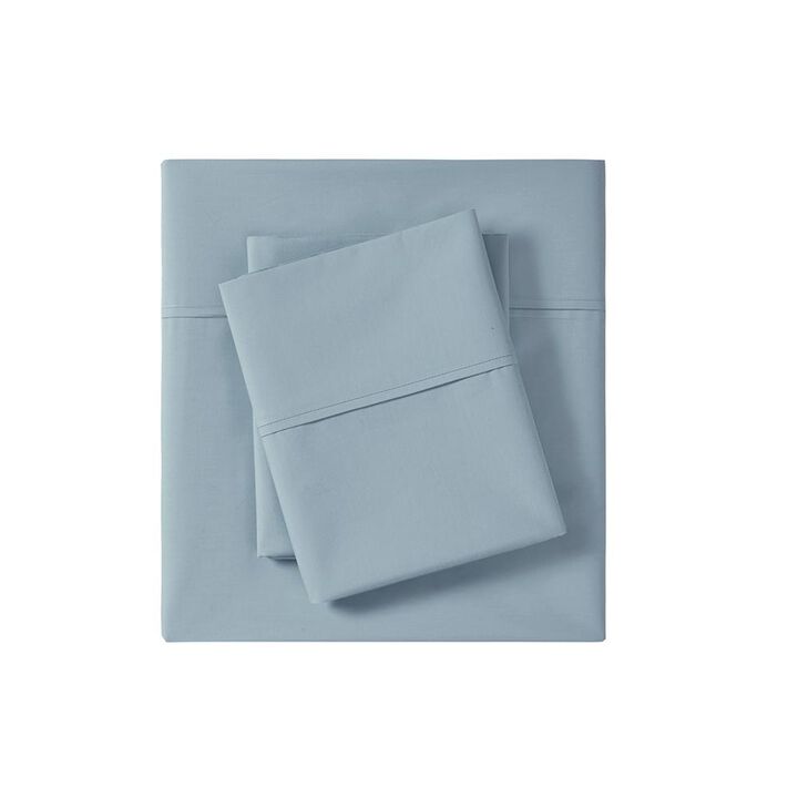 Belen Kox Luxe Teal Peached Percale Sheet Set, Belen Kox