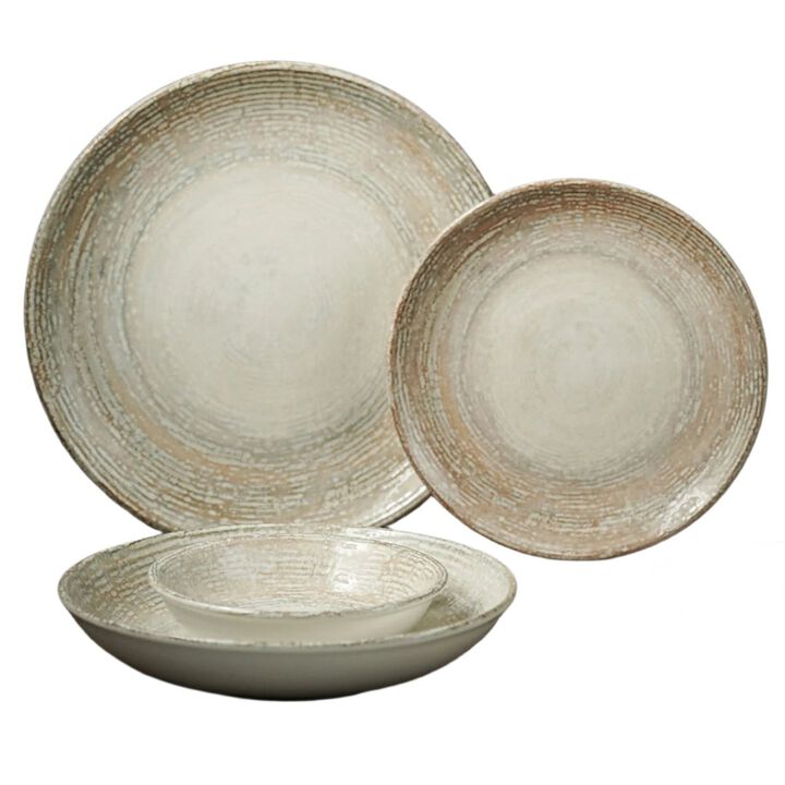 Patera Collection 4-Piece Dinnerware Set For 1
