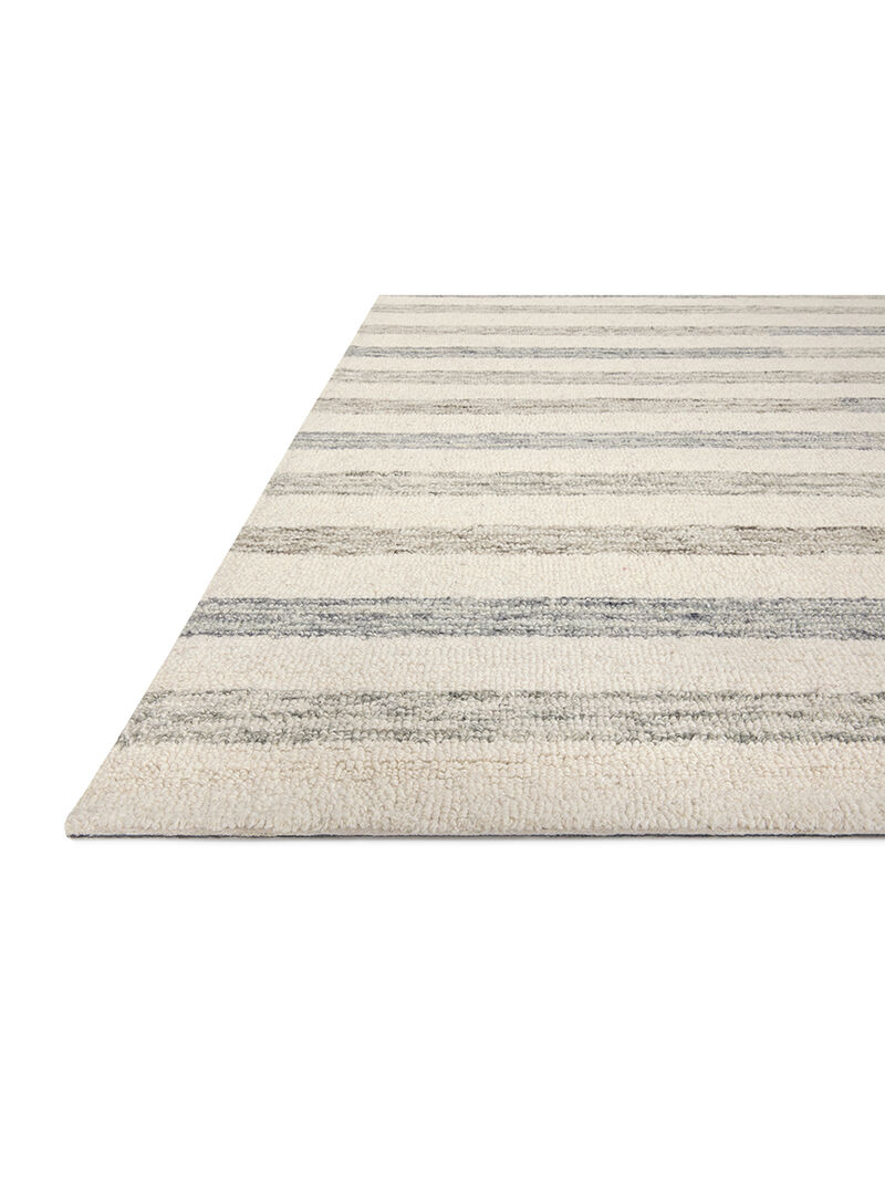 Chris CHR05 Ivory/Slate 3'6" x 5'6" Rug