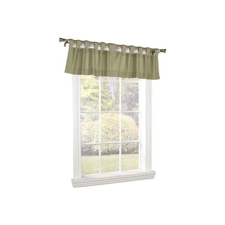 Commonwealth Thermalogic Weather Insulated Cotton Fabric Tab Valance - 40"x15" - Natural