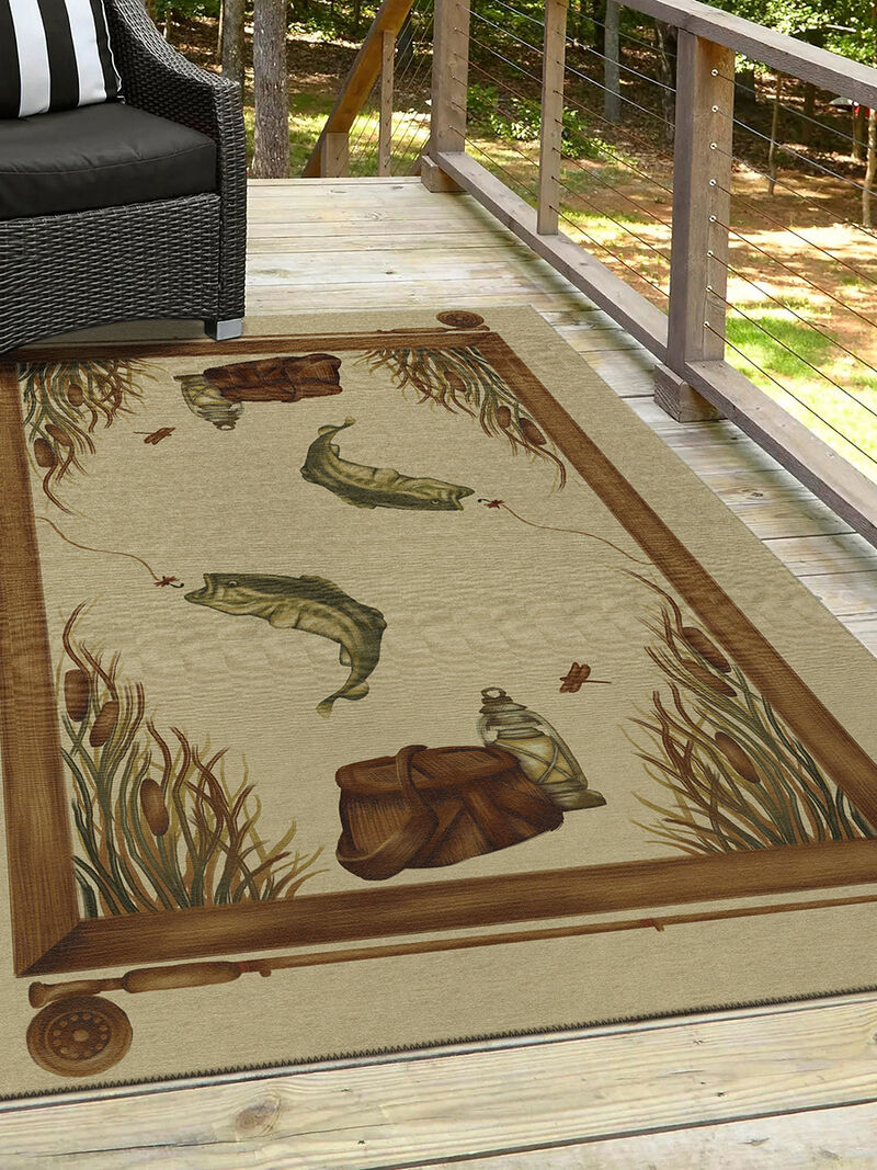 Excursion EX5 Beige 3' x 5' Rug