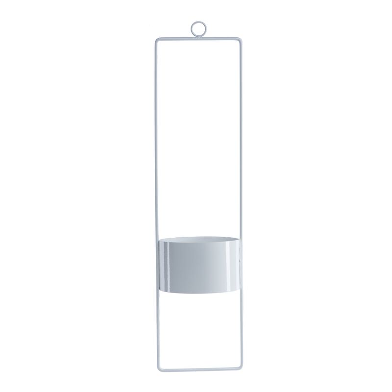 Upright Hanging Planter-large-white