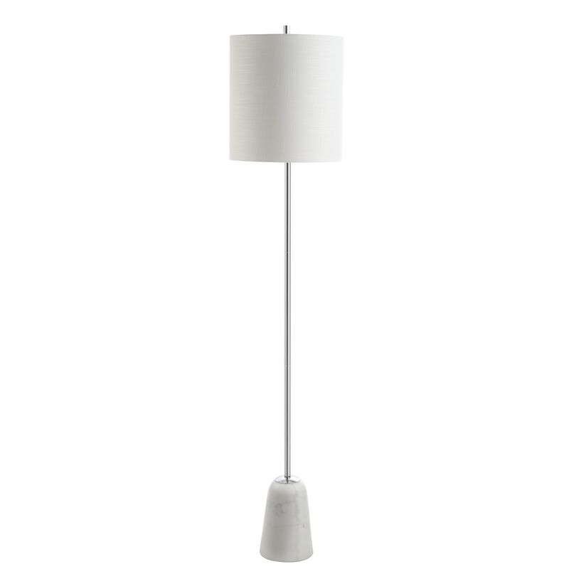 Lincoln Marble/Metal LED Floor Lamp