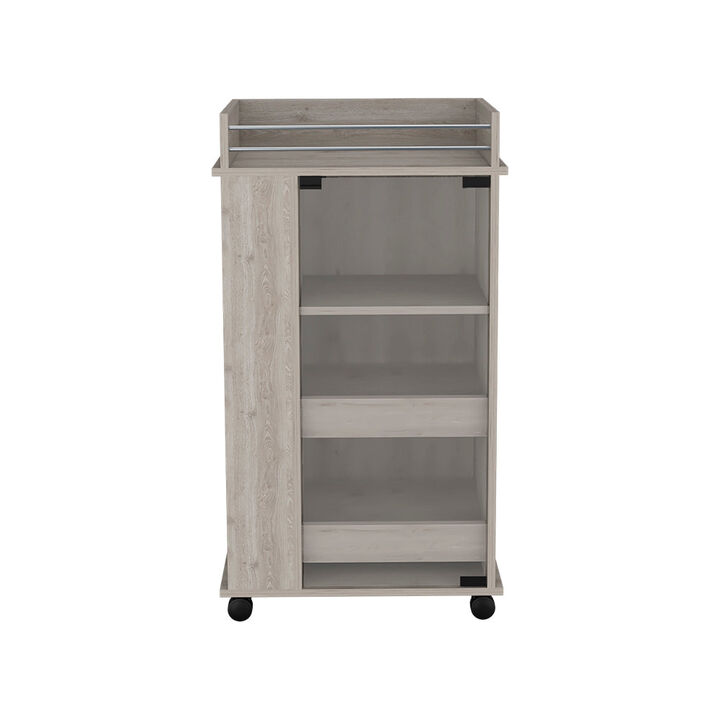 Bar Cart Beaver, Living Room, Light Gray