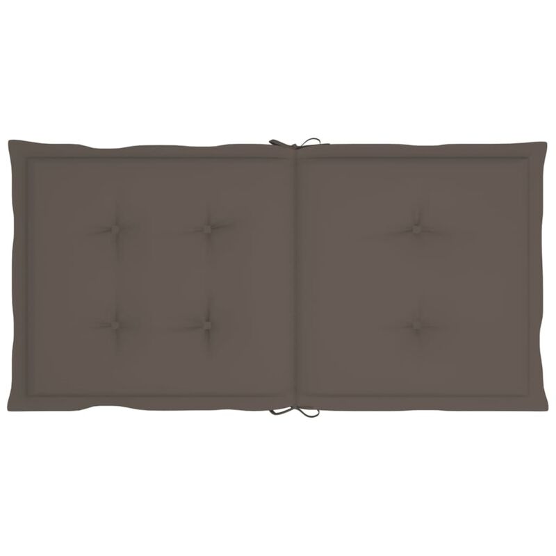 vidaXL Garden Chair Cushions 4 pcs Taupe 39.4"x19.7"x1.6"