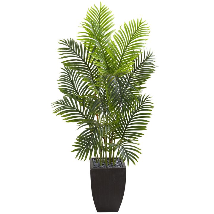 Hivvago 5.5 Feet Paradise Palm Artificial Tree in Square Planter