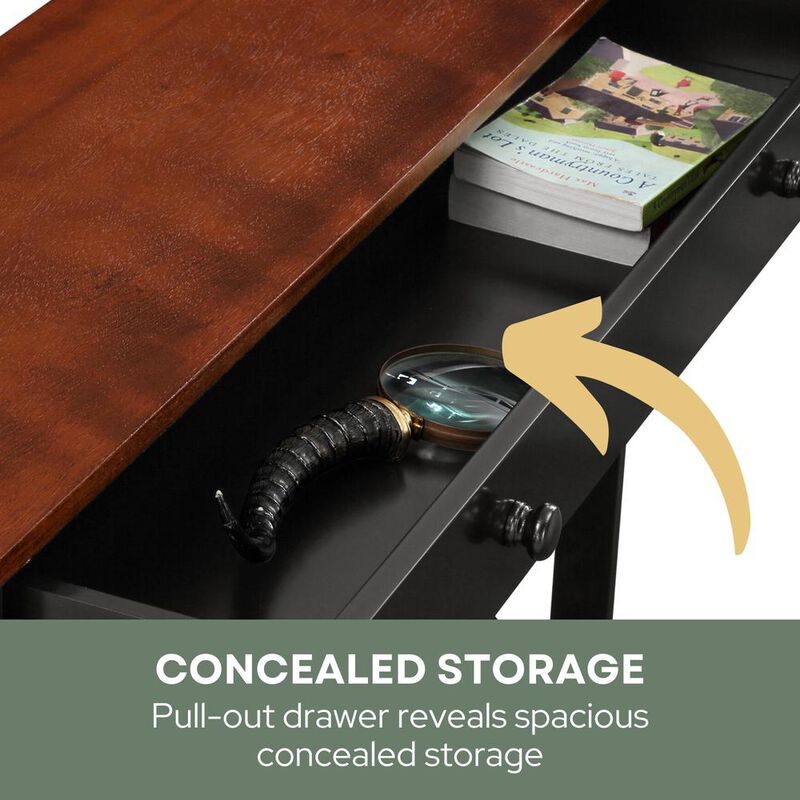 Convience Concept, Inc. Oxford 1 Drawer Console Table with Shelves