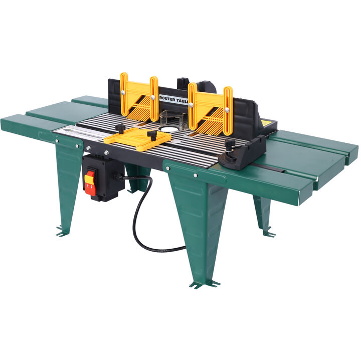 Streamdale Electric Benchtop Router Table Wood Working Craftsman Tool, Green