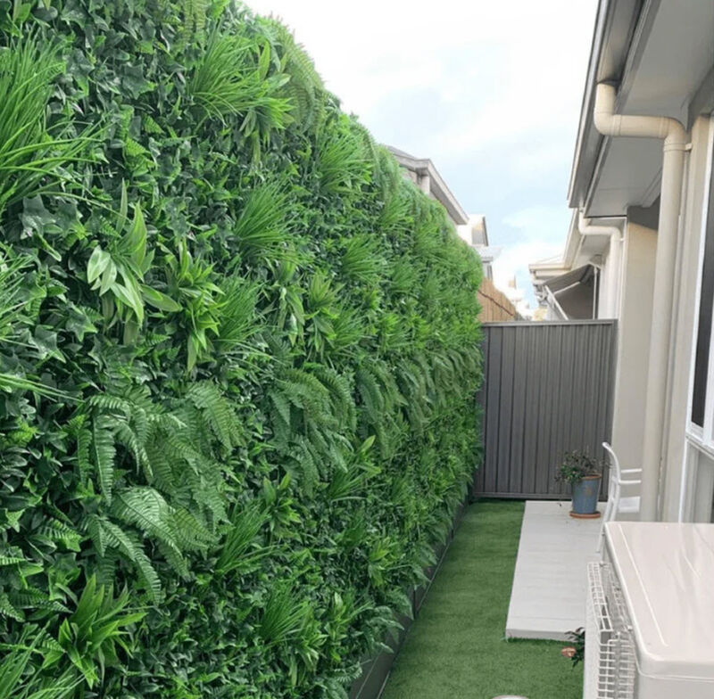 Luxury Green Tropics Artificial Living Wall / Green Wall 40" x 40" 11SQ FT Commercial Grade UV Resistant
