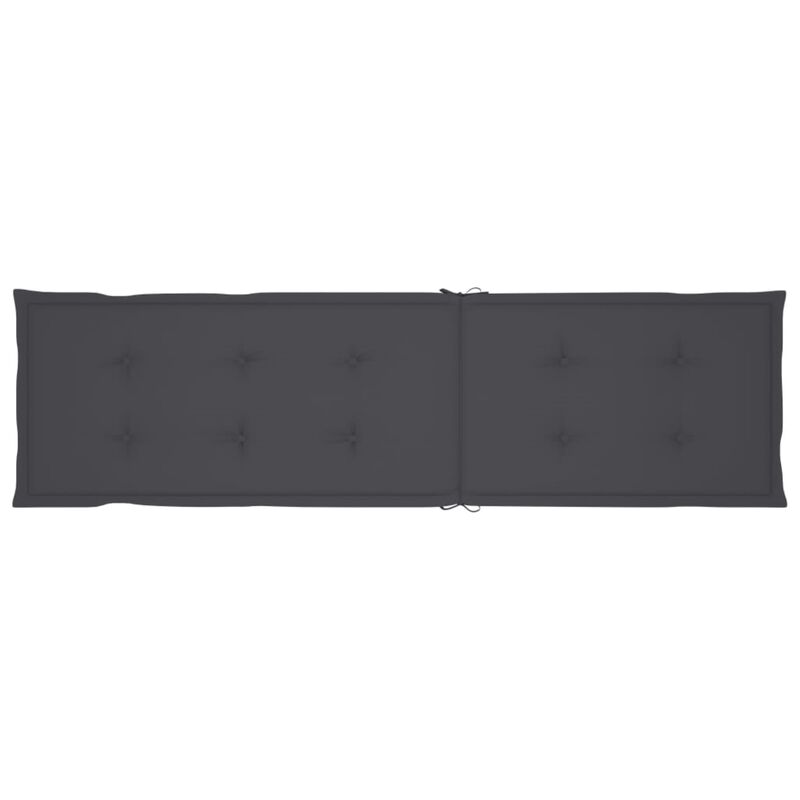 vidaXL Deck Chair Cushion Anthracite (29.5"+41.3")x19.7"x1.6"