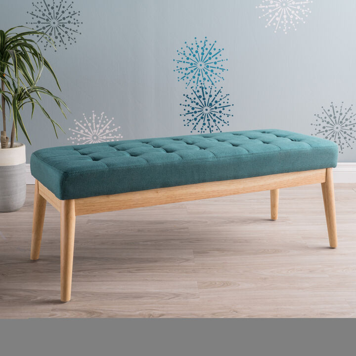 Merax Modern Upholstered Ottoman Bench Footrest