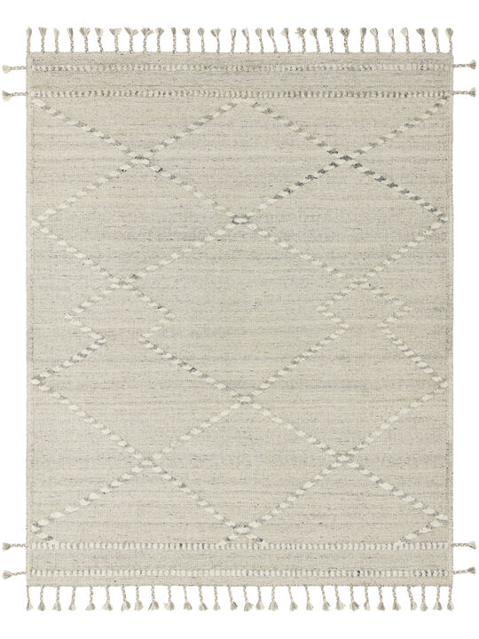 Iman IMA03 Ivory/Light Grey 5'6" x 8'6" Rug