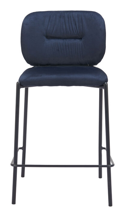 Plat Counter Stool (Set of 2) Blue
