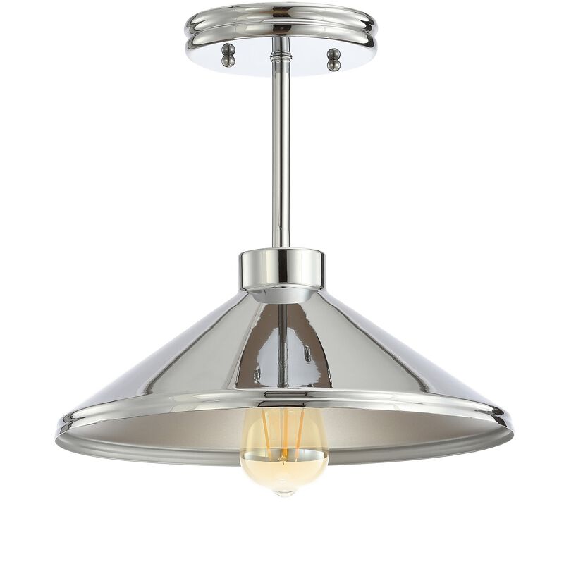 Cisco Iron Modern Farmhouse LED Semi Flush Mount