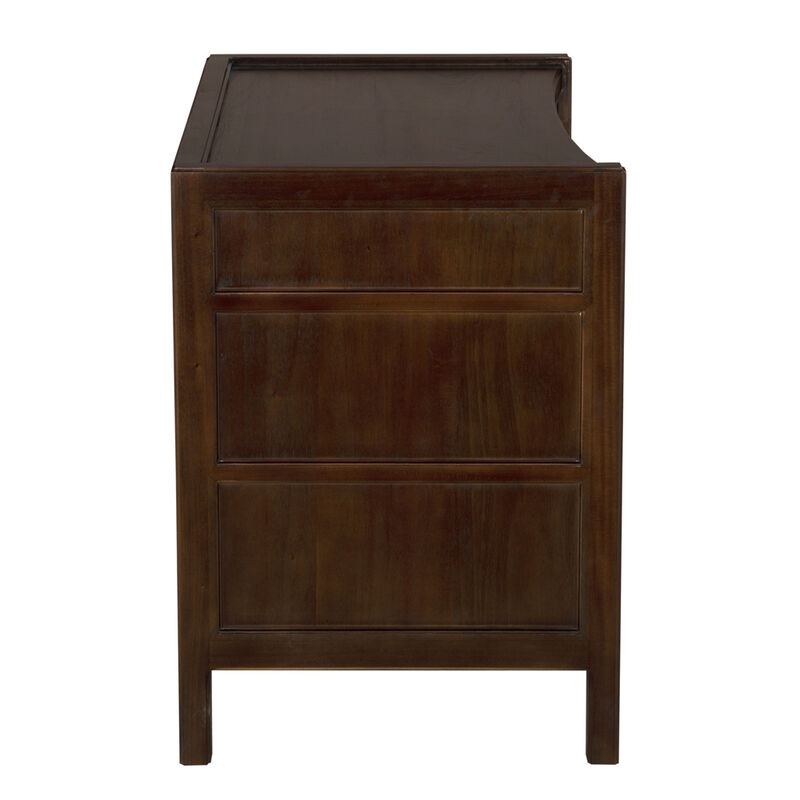 Hampton Side Table Hand Rubbed Brown