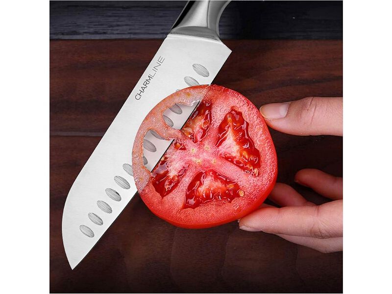 Charmline Knife Sets for Kitchen, 15 Pcs Knives Set with Block