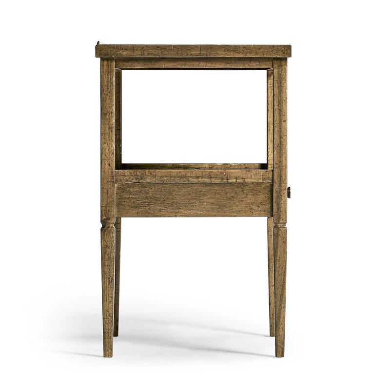 Medium Driftwood Square End Table