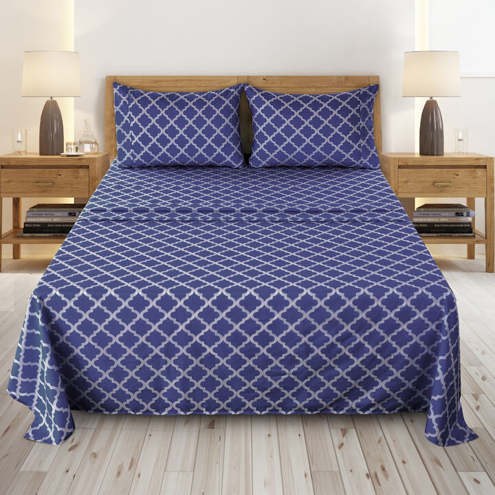 Lux Decor Collection Bed Sheets - Brushed Microfiber Sheet Set