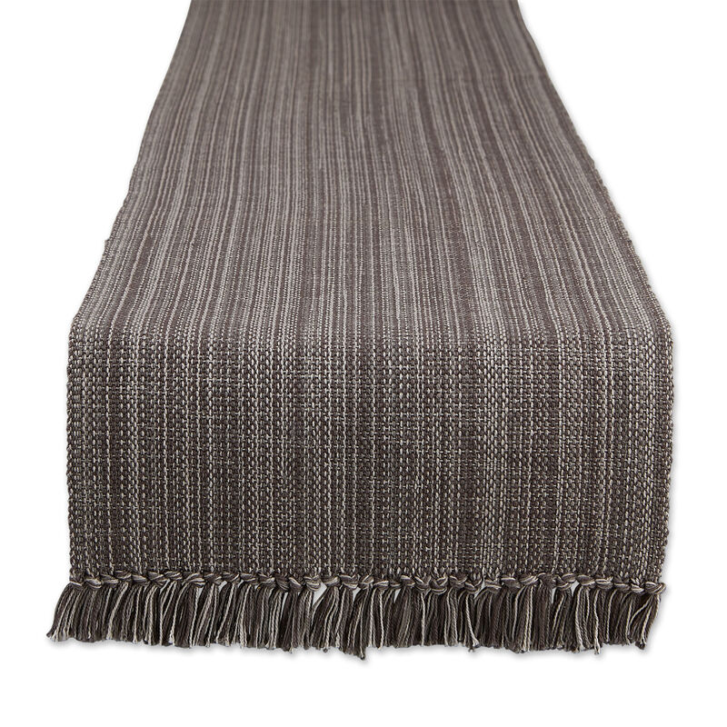108" Variegated Gray Table Runner