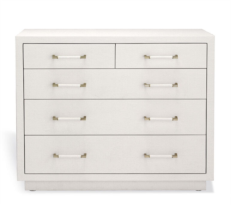 Taylor 5 Drawer Chest - White