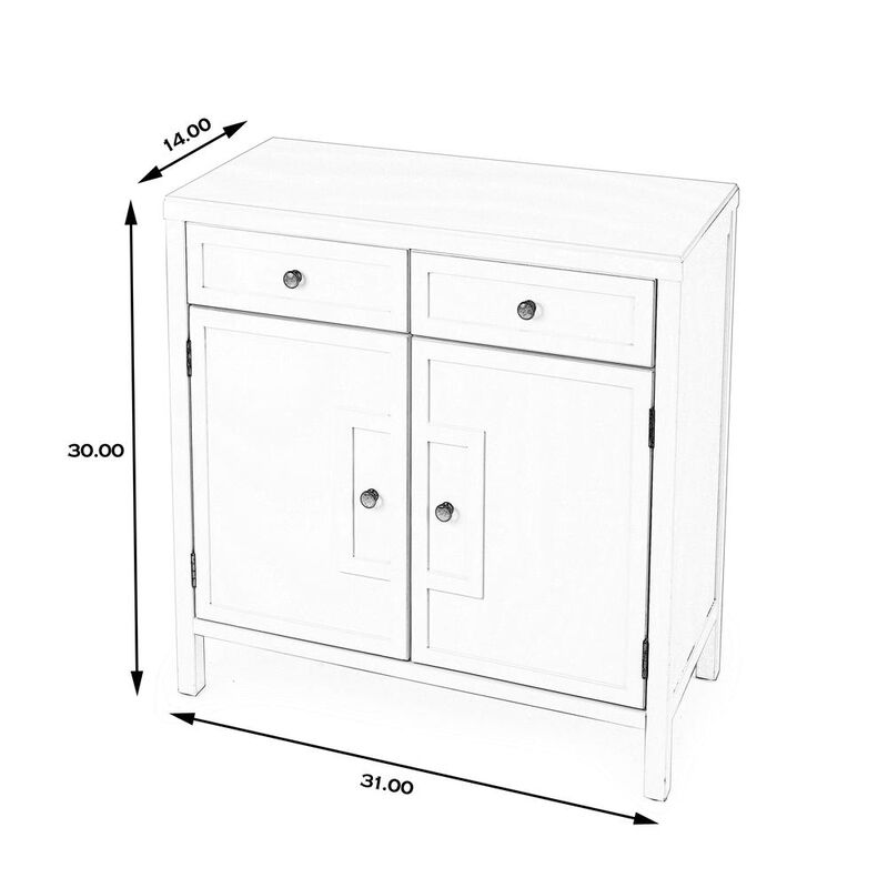 Butler Specialty Imperial Wood Accent Cabinet, Gray