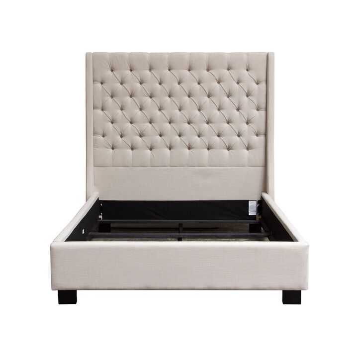 Diamond SofaDiamond Sofa Contemporary Park Avenue Low Profile Bed (Queen: 71 in. L x 89 in. W x 69 in. H)