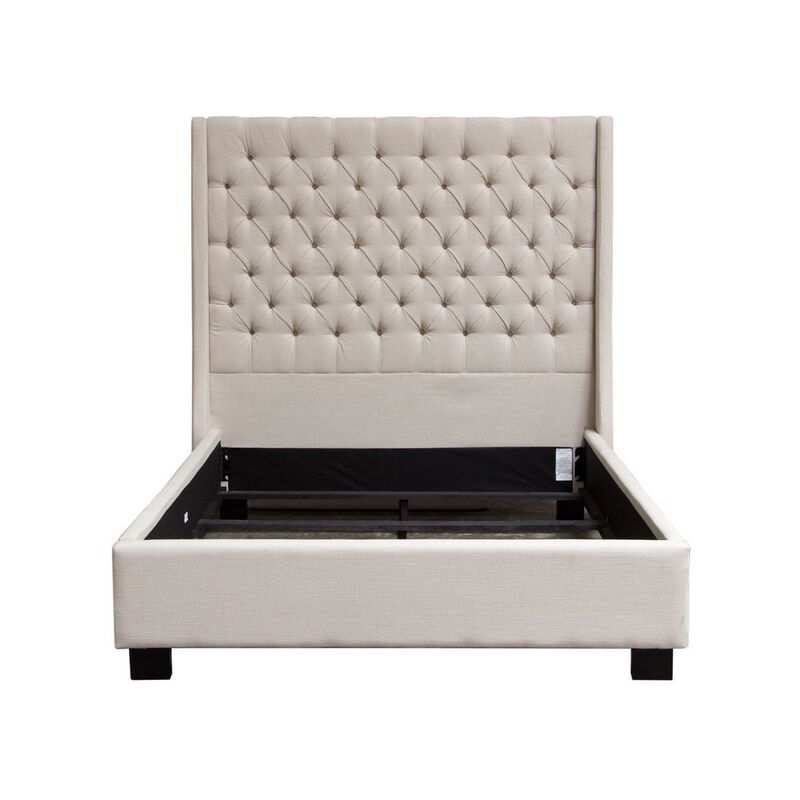 Diamond SofaDiamond Sofa Contemporary Park Avenue Low Profile Bed (Queen: 71 in. L x 89 in. W x 69 in. H)